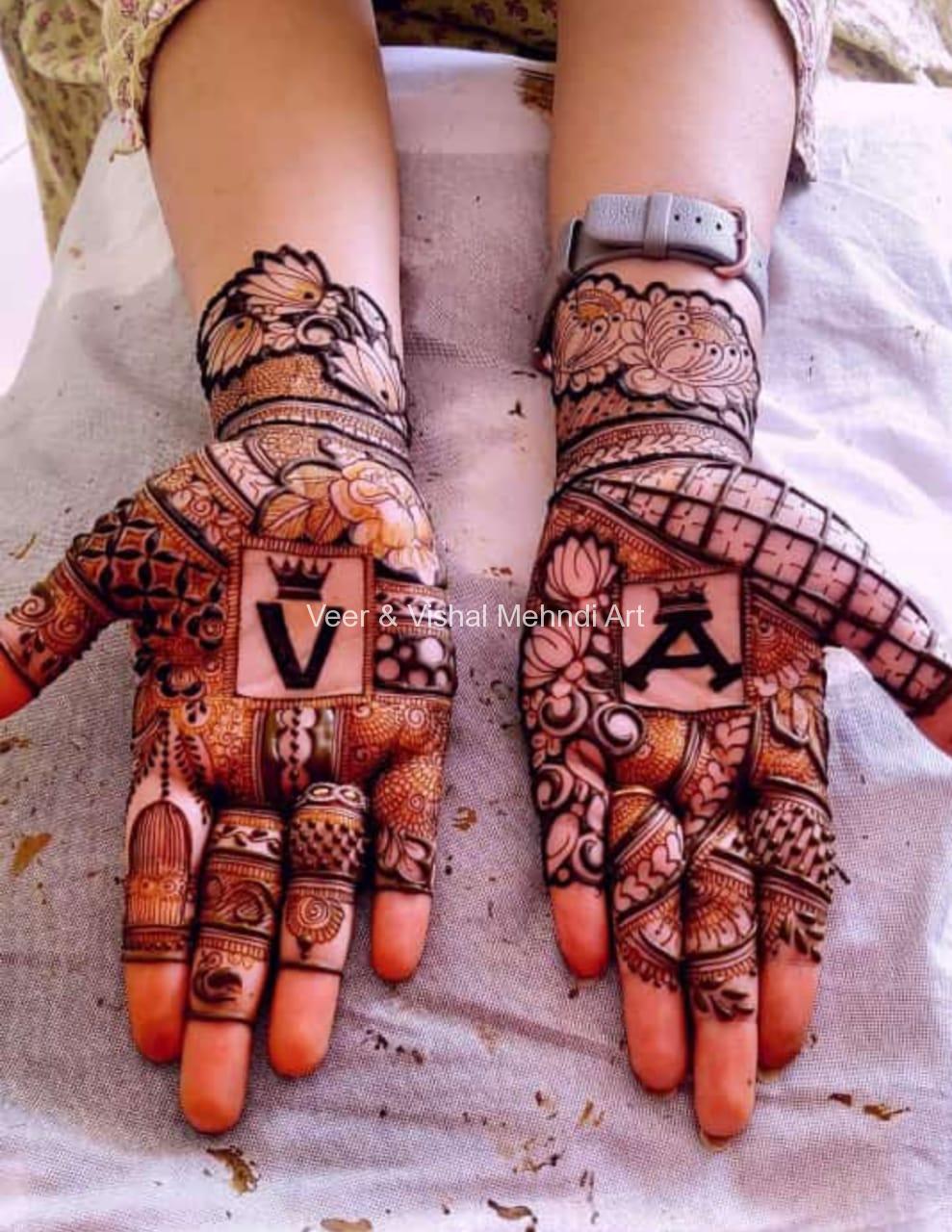 Replying to @rajonmollah988R letter beautiful mehndi tattoo design #1m... |  TikTok