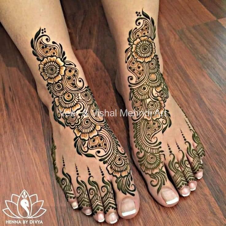 61 Easy, Simple and Traditional Henna Arabic Mehndi Designs - Sensod